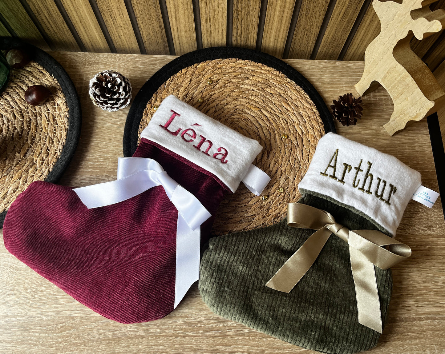 Bottes de noel personnalisables